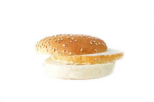 [Хлебобулочные изделия] Булочка для гамбургера тройная с кунжутом 100 мм